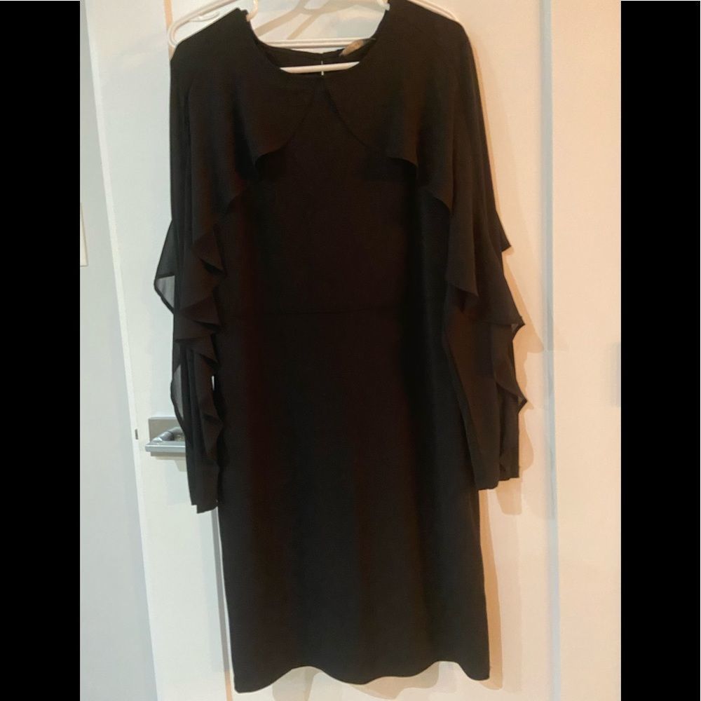Ruffle Arm Dress